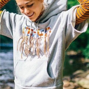 Free people FP movement hoodie sweatshirt grey xs